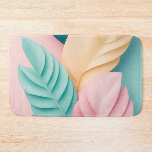 Item preview, 001 Pastel Colored Tropical Leaves designed and sold by Alexis Art Collection.