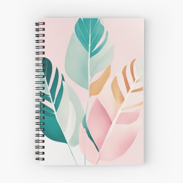 Item preview, 002 Pastel Colored Tropical Leaves designed and sold by Alexis Art Collection.
