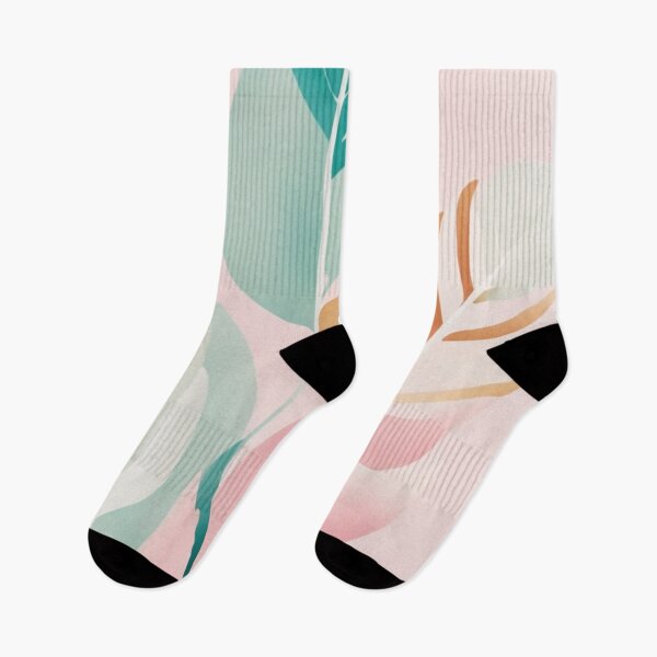 Item preview, 002 Pastel Colored Tropical Leaves designed and sold by Alexis Art Collection.