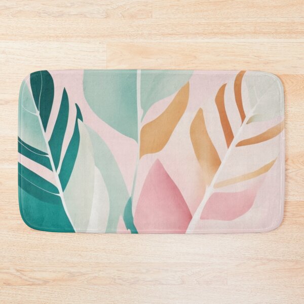 Item preview, 002 Pastel Colored Tropical Leaves designed and sold by Alexis Art Collection.