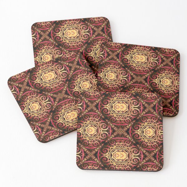 Item preview, Oriental Flame Pattern designed and sold by DFLC Prints.