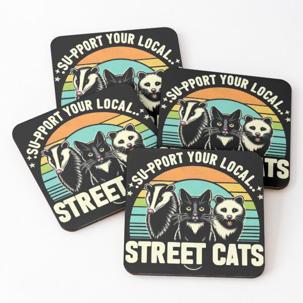 Item preview, Street Cats - support your local cats designed and sold by Fictio ⭐​⭐​⭐​⭐​⭐​.