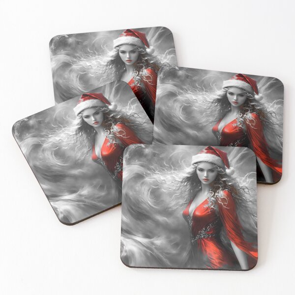 Item preview, Sandra Claus (ho,ho,ho) 6 bw designed and sold by deep-sea-birds.