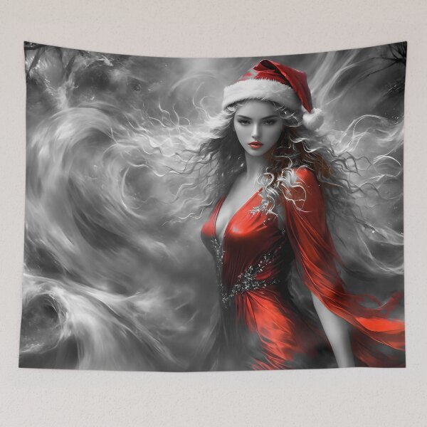 Item preview, Sandra Claus (ho,ho,ho) 6 bw designed and sold by deep-sea-birds.