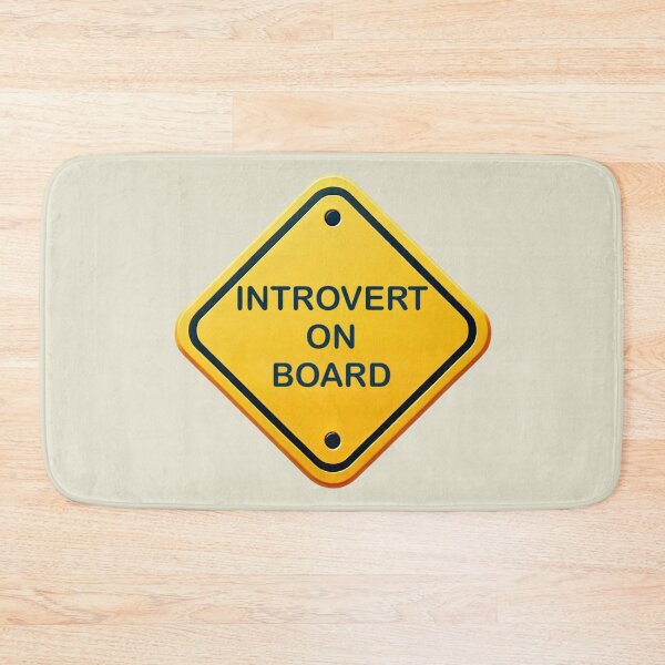 Artikelvorschau, Schild „Introvertiert an Bord“ entworfen und verkauft von IskandarDesigns.