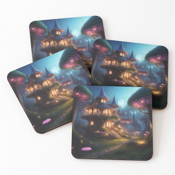 Item preview, 003 Fairy Village in a Magical Forest designed and sold by Alexis Art Collection.