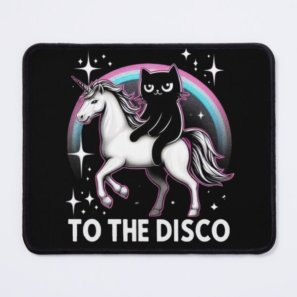 Item preview, To the Disco ( Cat Ridding Unicorn ) designed and sold by Fictio ⭐​⭐​⭐​⭐​⭐​.