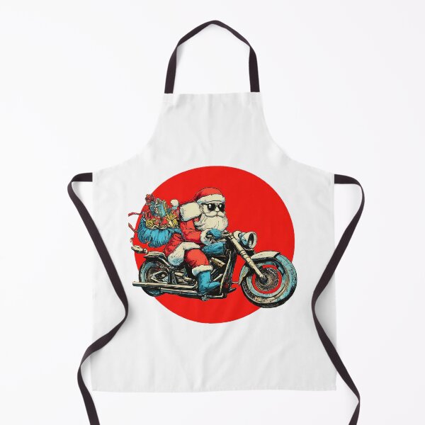 Item preview, Santa Claus Biker , Cool Santa Christmas , Motorcycle Santa , Funny Holiday Graphic , Xmas Biker Santa designed and sold by Indyadizine.