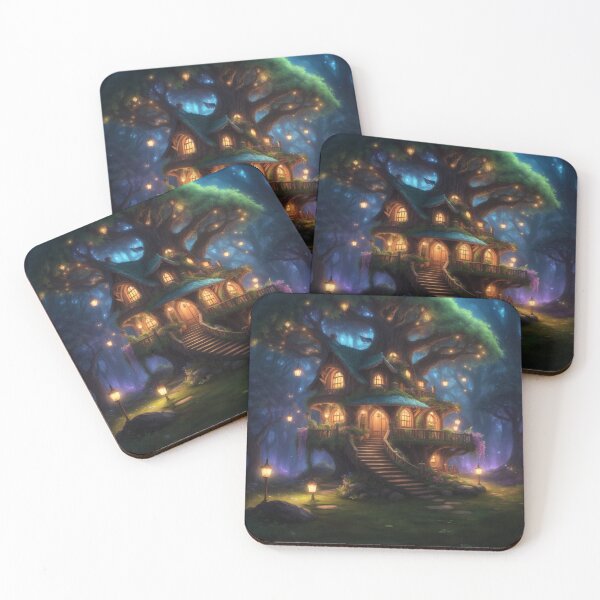 Item preview, 005 Fairy Village in a Magical Forest designed and sold by Alexis Art Collection.