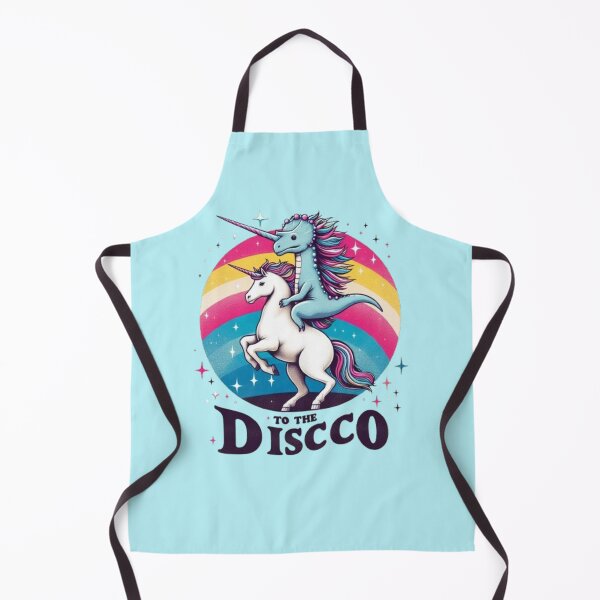 Item preview, To The Disco ( Triceratops Riding Unicorn )  designed and sold by Fictio ⭐​⭐​⭐​⭐​⭐​.