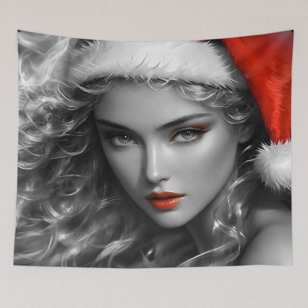 Item preview, Sandra Claus (ho,ho,ho) 7 bw designed and sold by deep-sea-birds.