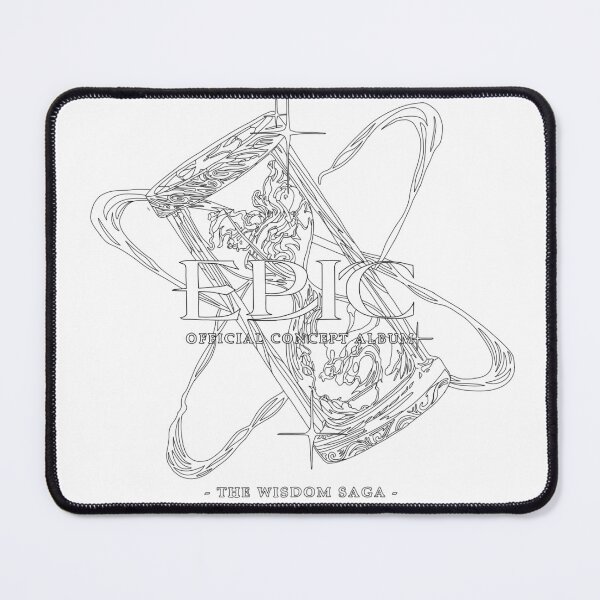 Item preview, Epic The Wisdom Saga Black Outline designed and sold by randomvlover.