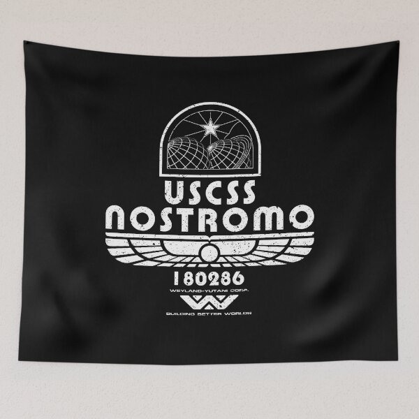 Item preview, Nostromo Crew Shirt White designed and sold by Nerdteeshirts05.
