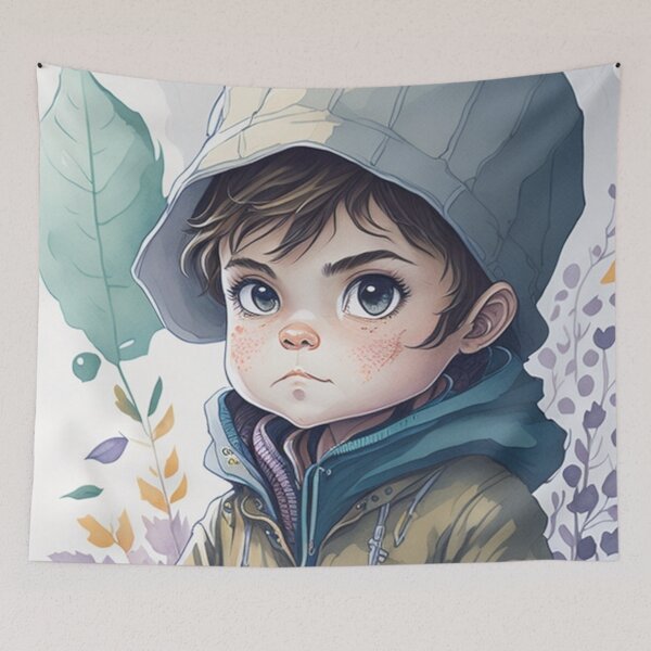 Item preview, 002 Little Boy designed and sold by Alexis Art Collection.