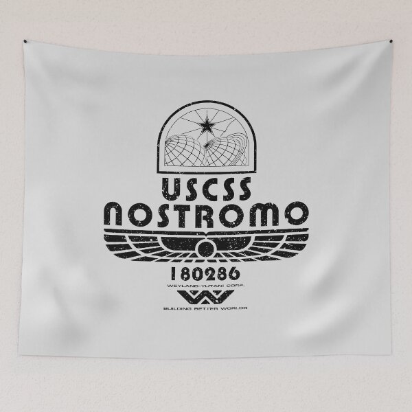 Item preview, Nostromo Crew Shirt Black designed and sold by Nerdteeshirts05.