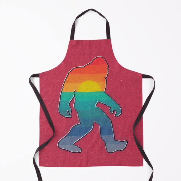 Item preview, Retro Bigfoot On Red designed and sold by H G  Designs.