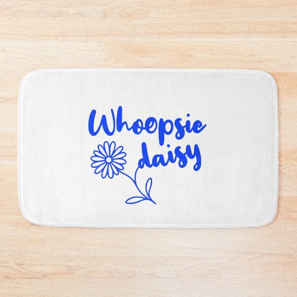 Item preview, Whoopsie daisy, fun blue typography designed and sold by shirttruck.
