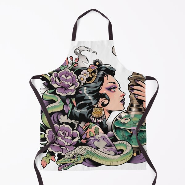 Item preview, Neo traditional poison bottle designed and sold by MendaciousMina.