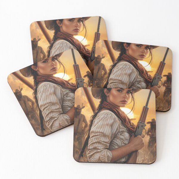 Item preview, cowgirl designed and sold by 5minArtStudio.