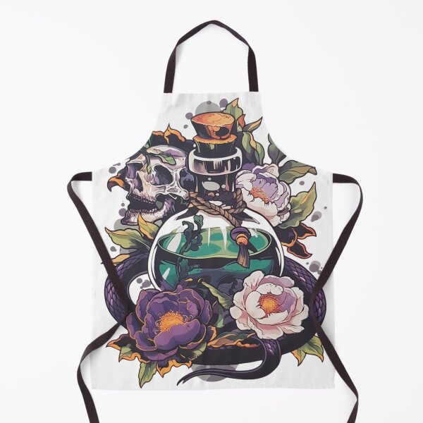 Item preview, Neo traditional poison bottle designed and sold by MendaciousMina.