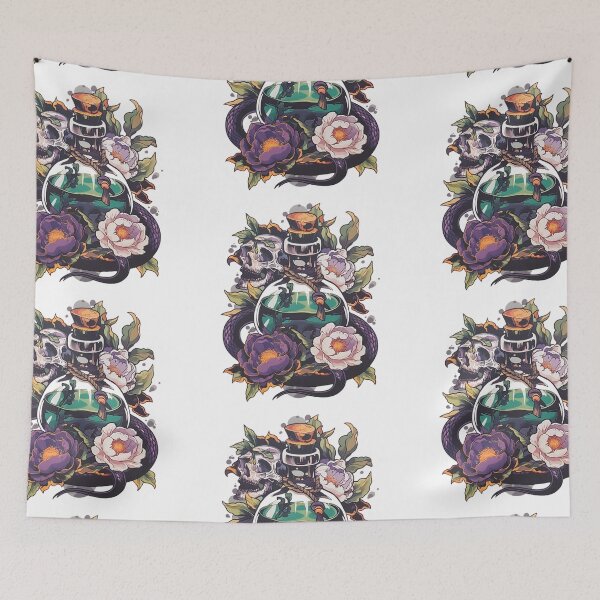 Item preview, Neo traditional poison bottle designed and sold by MendaciousMina.