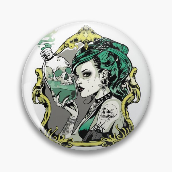 Item preview, Neo traditional poison bottle designed and sold by MendaciousMina.