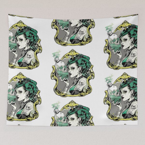 Item preview, Neo traditional poison bottle designed and sold by MendaciousMina.