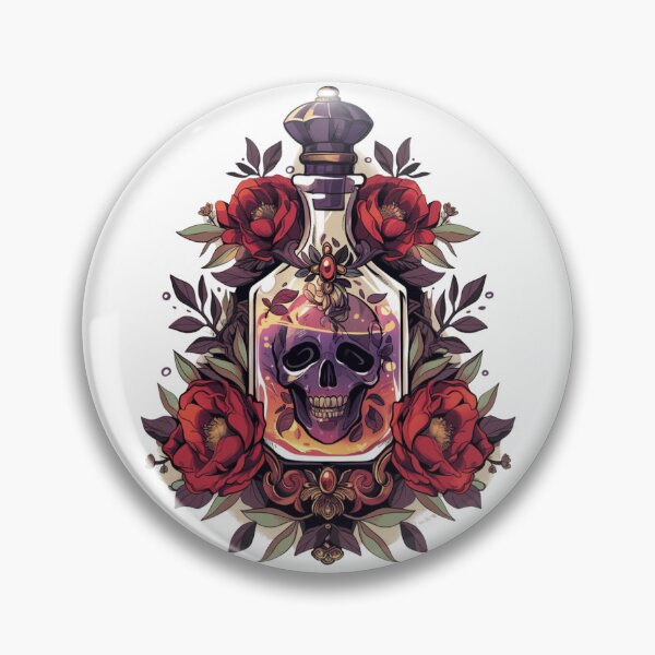 Item preview, Neo traditional poison bottle designed and sold by MendaciousMina.