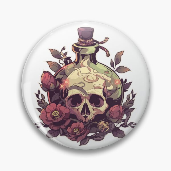 Item preview, Neo traditional poison bottle designed and sold by MendaciousMina.