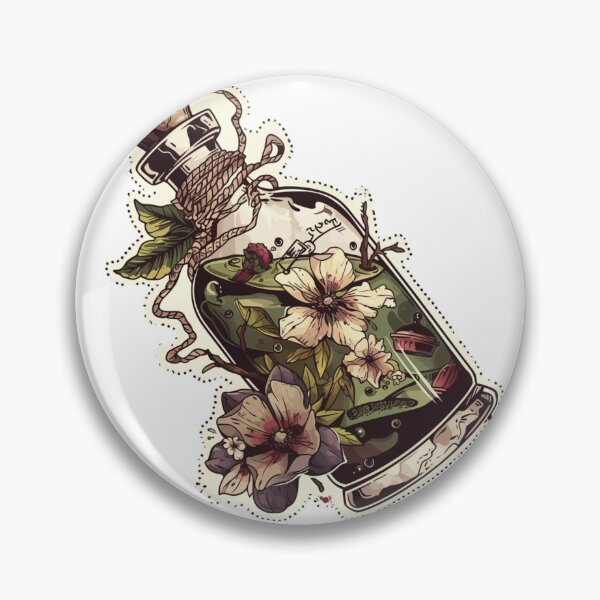 Item preview, Neo traditional poison bottle designed and sold by MendaciousMina.