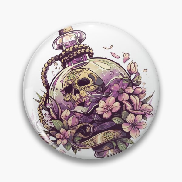 Item preview, Neo traditional poison bottle designed and sold by MendaciousMina.