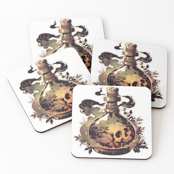 Item preview, Neo traditional poison bottle designed and sold by MendaciousMina.