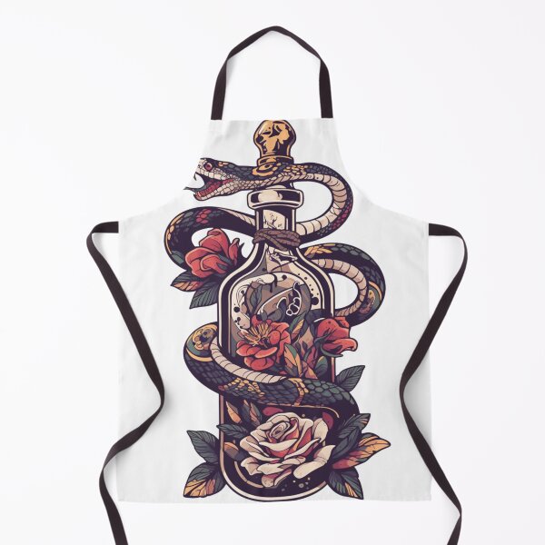 Item preview, Neo traditional poison bottle designed and sold by MendaciousMina.