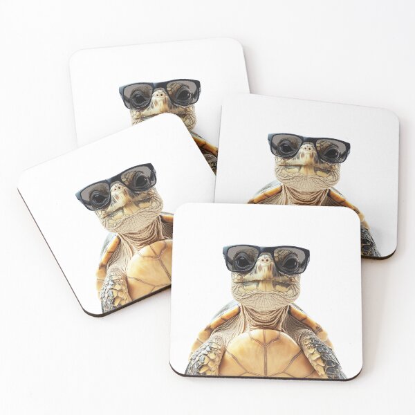 Item preview, Funny cool Turtle wearing sunglasses designed and sold by LazyOwlStore.
