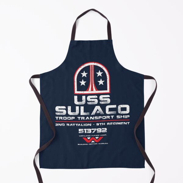 Item preview, Sulaco Crew Shirt Red White Blue designed and sold by Nerdteeshirts05.