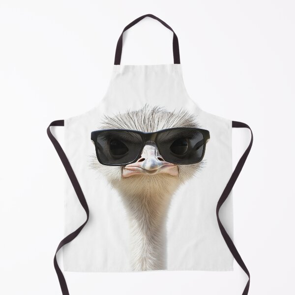 Item preview, Funny cool Ostrich wearing sunglasses designed and sold by LazyOwlStore.