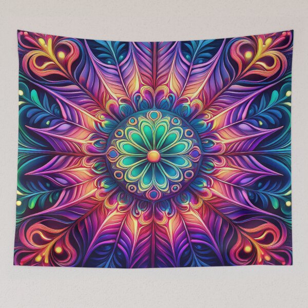 Item preview, Psychedelic Hippie | Fractals and Mandalas | Sublime Nature designed and sold by monkeybusiness.pt.