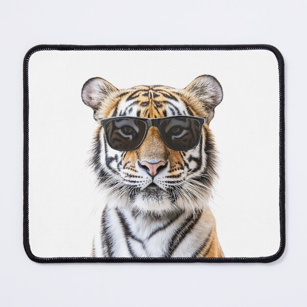 Item preview, Funny cool Tiger wearing sunglasses designed and sold by LazyOwlStore.