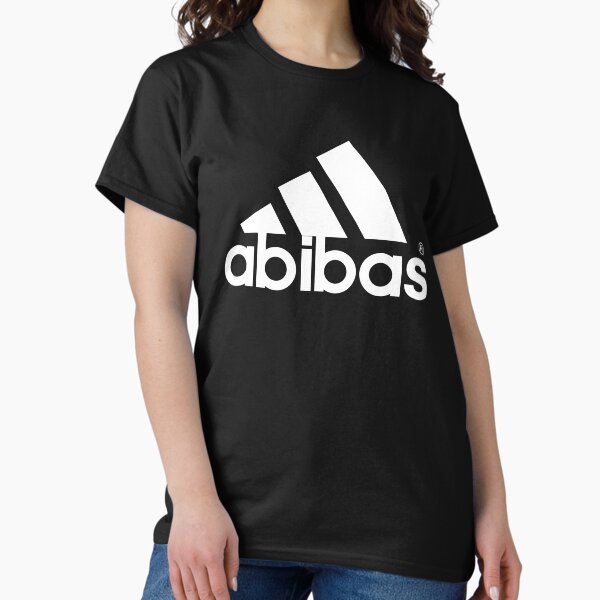 Vista previa del artículo con la obra «Colección de logotipos divertidos de Abibas en blanco», diseñado y vendido por Shop_SWANDERS.