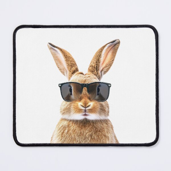 Item preview, Funny cool Rabbit wearing sunglasses designed and sold by LazyOwlStore.
