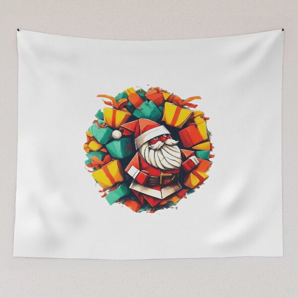 Item preview, Christmas Santa , Holiday Gifts Graphic , Festive Christmas , Unique Holiday Print, Santa Claus designed and sold by Indyadizine.