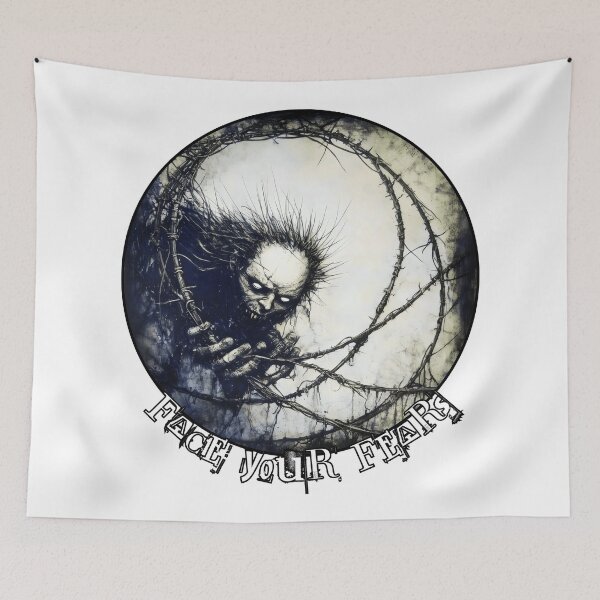 Item preview, Face Your Fears. Horror Psychology hybrid! designed and sold by Shoot-The-Moon.