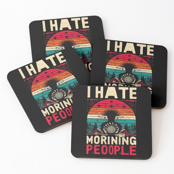 Item preview, I Hate Morning People  designed and sold by Fictio ⭐​⭐​⭐​⭐​⭐​.