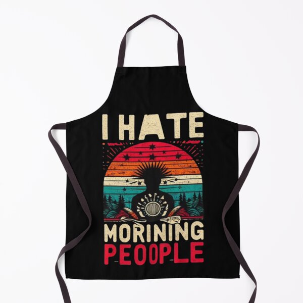 Item preview, I Hate Morning People designed and sold by Fictio ⭐⭐⭐⭐⭐.