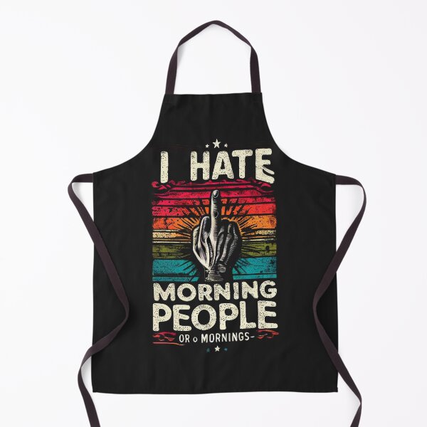 Item preview, I Hate Morning People designed and sold by Fictio ⭐⭐⭐⭐⭐.