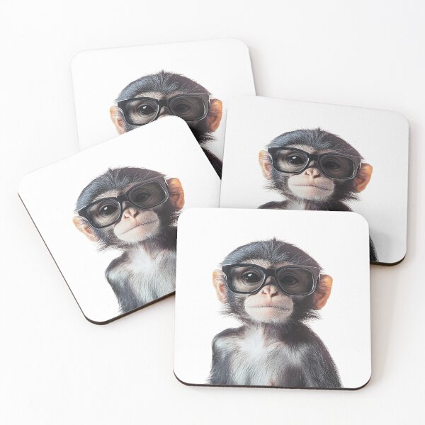 Item preview, Funny cool Monkey wearing sunglasses designed and sold by LazyOwlStore.