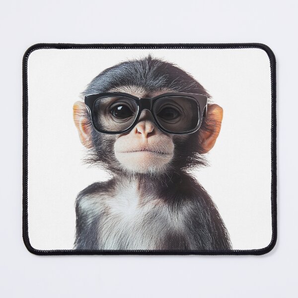 Item preview, Funny cool Monkey wearing sunglasses designed and sold by LazyOwlStore.