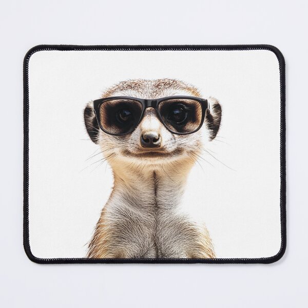 Item preview, Funny cool Meerkat wearing sunglasses designed and sold by LazyOwlStore.