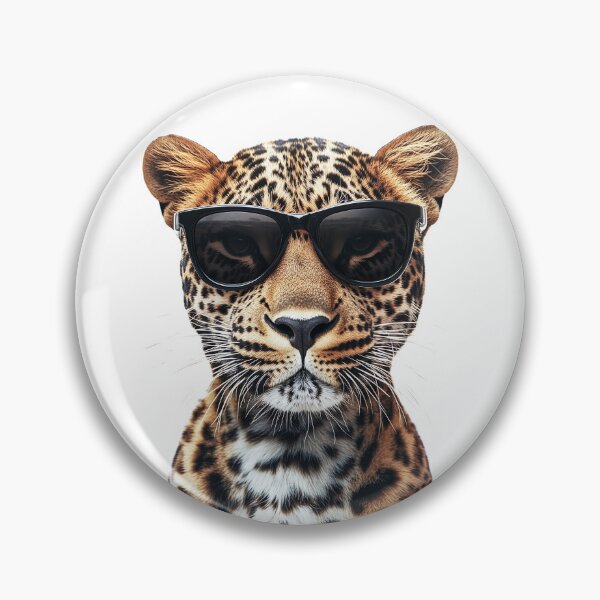 Item preview, Funny cool Leopard wearing sunglasses designed and sold by LazyOwlStore.