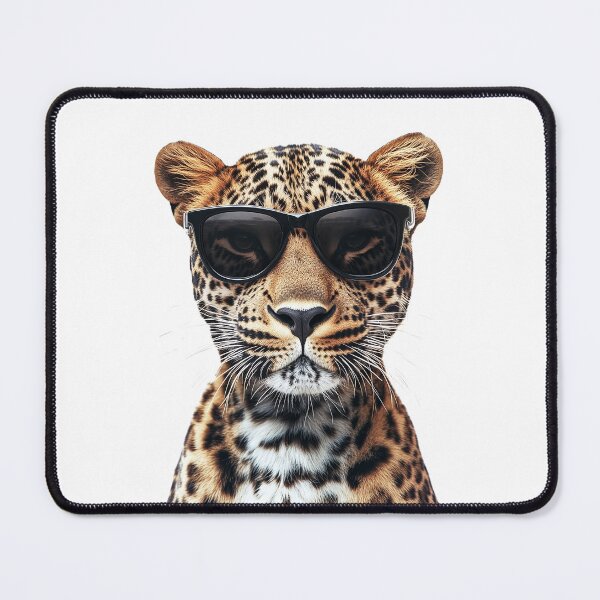 Item preview, Funny cool Leopard wearing sunglasses designed and sold by LazyOwlStore.